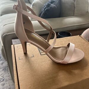Dream Pairs Women's Blush Strappy Heels